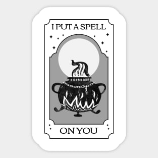 I put a spell on you Sticker